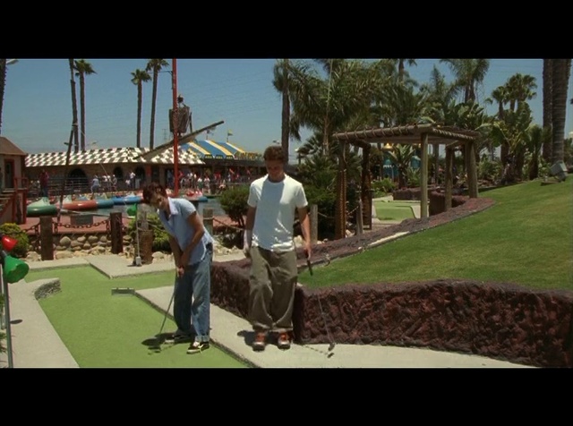 Video Reference N1: Miniature golf, Golf, Recreation, Outdoor recreation, Leisure, Fun, Games, Tree, Lawn, Grass