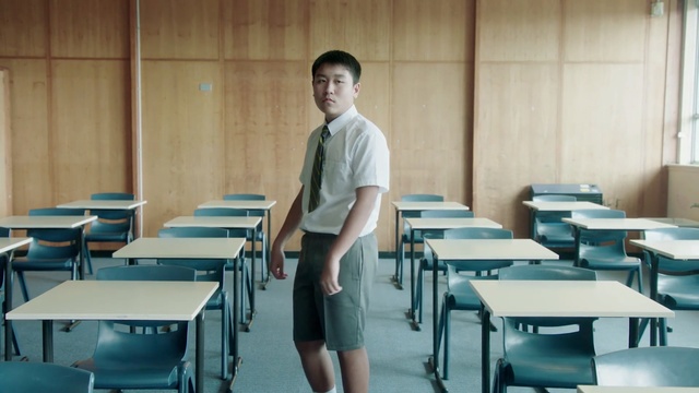 Video Reference N6: classroom, room, furniture, education, job, table, student, teacher, Person
