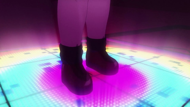Video Reference N9: Purple, Footwear, Light, Violet, Shoe, Ankle, Neon, Leg, Graphic design, Stage