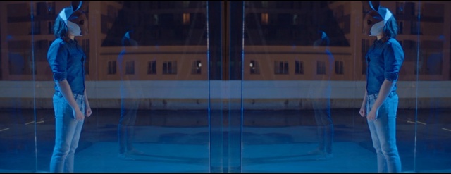 Video Reference N0: Blue, Reflection, Water, Sky, Line, Architecture, Electric blue, Symmetry, Glass
