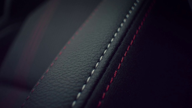 Video Reference N0: Red, Black, Leather, Carbon, Automotive design, Textile, Material property, Car