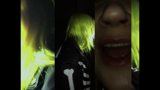 Video Reference N18: Face, Green, Hair, Light, Yellow, Head, Cool, Nose, Darkness, Mouth