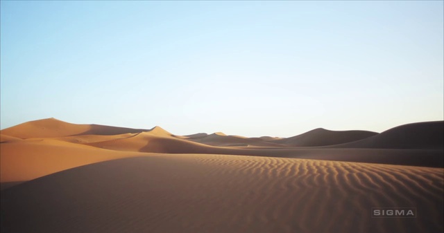 Video Reference N6: Desert, Sand, Erg, Natural environment, Sahara, Aeolian landform, Dune, Sky, Singing sand, Horizon