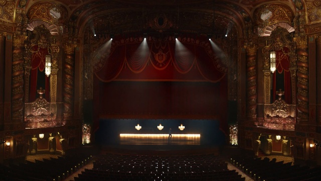Video Reference N0: Stage, Theatre, heater, Building, Opera house, Music venue, Movie palace, Architecture, Auditorium, Performing arts center