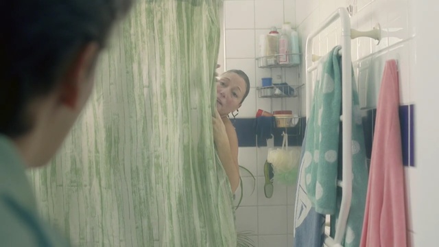 Video Reference N1: hair, photograph, green, human hair color, girl, room, snapshot, fun, dress, textile, Person