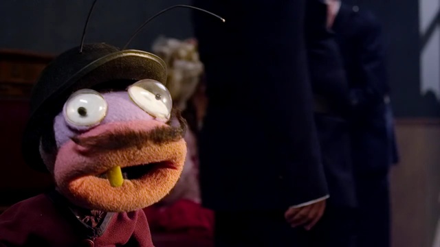Video Reference N2: smile, fun, facial hair, puppet