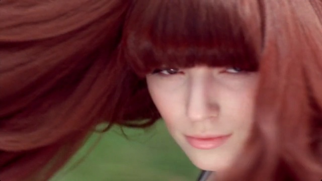 Video Reference N7: hair, human hair color, red hair, nose, eyebrow, chin, hair coloring, hairstyle, bangs, lip, Person