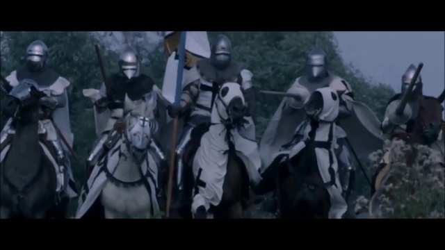 Video Reference N0: Horse, Middle ages, Horse harness, Troop, Fictional character, History, Movie, Action film, Person