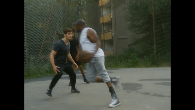 Video Reference N6: man, player, snapshot, male, fun, interaction, recreation, girl, muscle, choreography, Person
