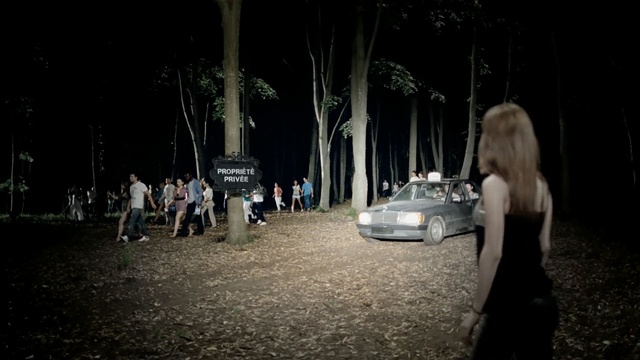 Video Reference N4: photograph, night, darkness, tree, light, photography, snapshot, girl, car, sky