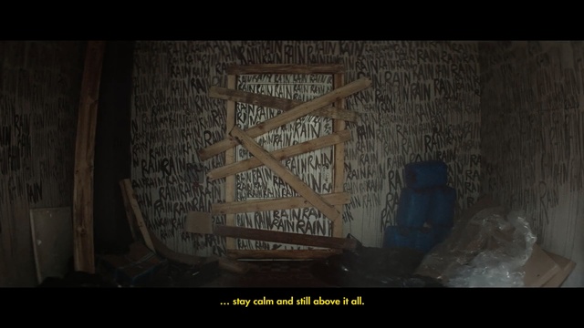 Video Reference N0: Text, Darkness, Font, Wall, Screenshot, Art