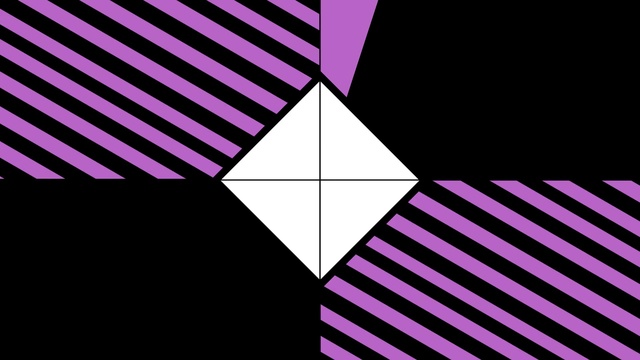 Video Reference N0: Purple, Violet, Line, Magenta, Graphic design, Triangle, Pattern, Design, Symmetry, Parallel