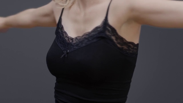 Video Reference N0: Clothing, camisoles, Brassiere, Neck, Undergarment, Arm, Dress, Lace, Chest, Lingerie top