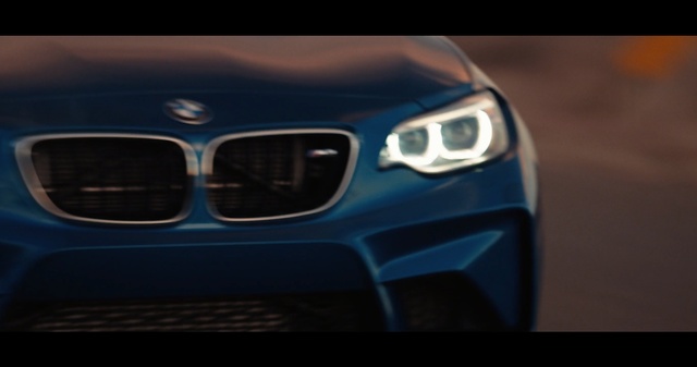 Video Reference N1: car, motor vehicle, blue, vehicle, bmw, automotive design, personal luxury car, vehicle registration plate, luxury vehicle, light