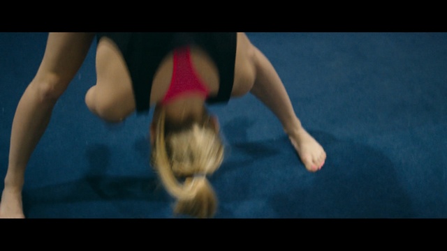 Video Reference N1: balance beam, gymnastic apparatus, sports equipment, equipment, body, sexy, model, skin, adult, attractive, erotic, black, pose, nude, Person