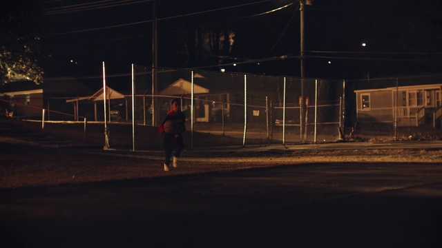 Video Reference N5: Night, Light, Darkness, Sky, Lighting, Street light, Midnight, Street, Evening, Road