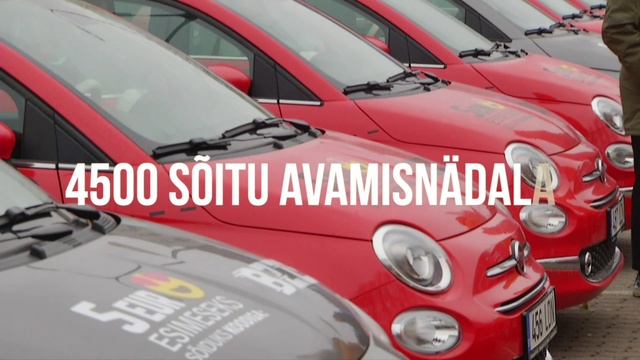 Video Reference N0: Land vehicle, Vehicle, Car, Motor vehicle, City car, Red, Hood, Fiat 500, Fiat 500, Windshield