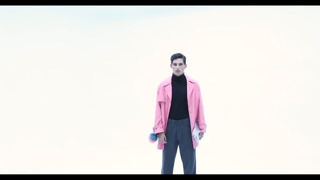 Video Reference N1: pink, standing, purple, gentleman, male, photography, fun, sky, computer wallpaper, Person