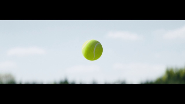 Video Reference N0: Daytime, Green, Ball, Nature, Photograph, Sky, Atmosphere, Light, Natural environment, Tennis ball