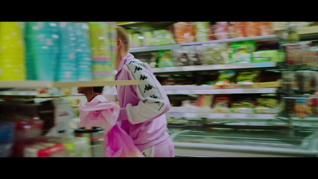 Video Reference N3: Pink, Snapshot, Supermarket, Grocery store, Convenience store, Retail, Plant, Child, Person