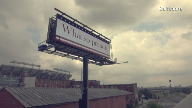 Video Reference N1: advertising, sky, billboard, cloud