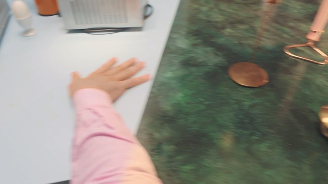 Video Reference N0: green, floor, hand, flooring, finger, wood, material, table, play, wood stain