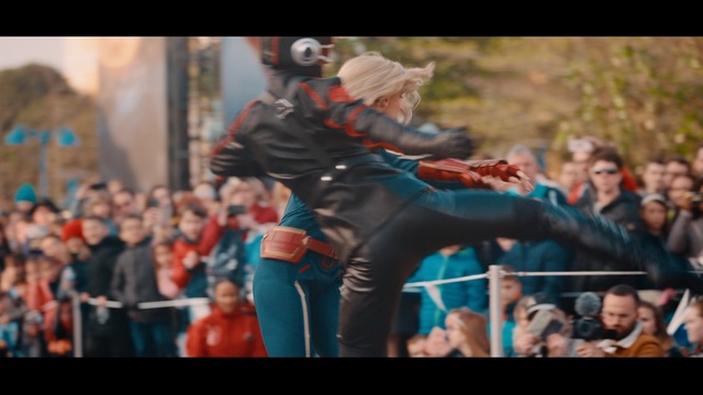 Video Reference N2: Fictional character, Superhero, Crowd, Person