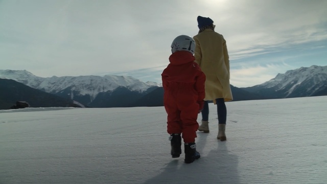 Video Reference N3: Winter, Arctic, Ice, Glacial landform, Freezing, Fun, Ice cap, Snow, Mountain, Tourism, Person