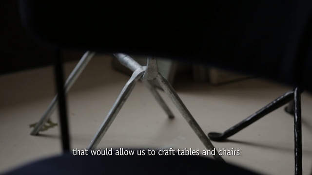 Video Reference N6: Chair, Furniture, Bicycle part, Triangle, Table, Photography, Steel, Metal, Still life photography