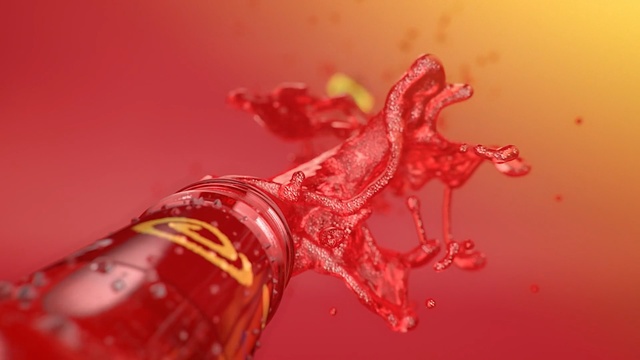 Video Reference N1: Water, Red, Liquid, Macro photography, Close-up, Organism, Material property, Hand, Fluid, Drop