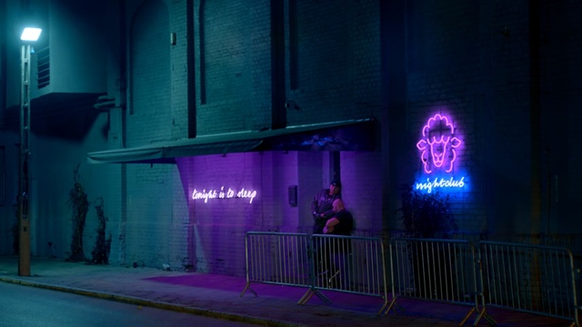 Video Reference N0: Blue, Purple, Light, Pink, Night, Lighting, Violet, Magenta, Neon, Architecture, Person
