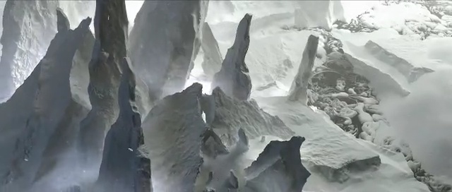 Video Reference N3: freezing, formation, geological phenomenon, ice, icicle, glacial landform, frost, ice cave, winter, geology