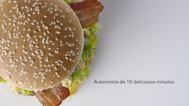 Video Reference N15: hamburger, fast food, sandwich, junk food, big mac, food, finger food, veggie burger, cheeseburger, breakfast sandwich