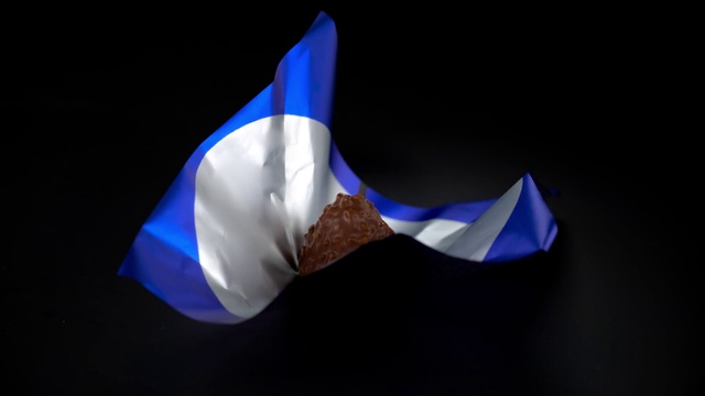 Video Reference N1: Blue, Flag, Electric blue, Origami paper, Ribbon, Paper, Art