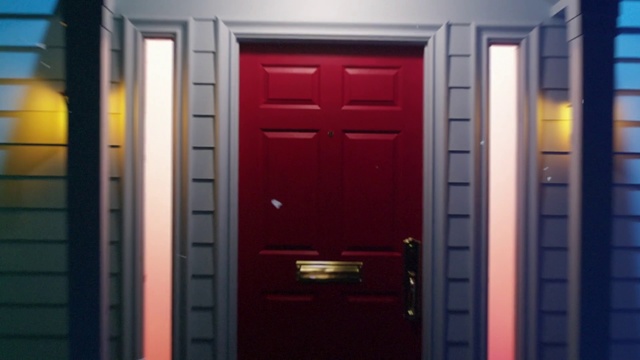 Video Reference N0: Red, Door, Architecture, House, Building