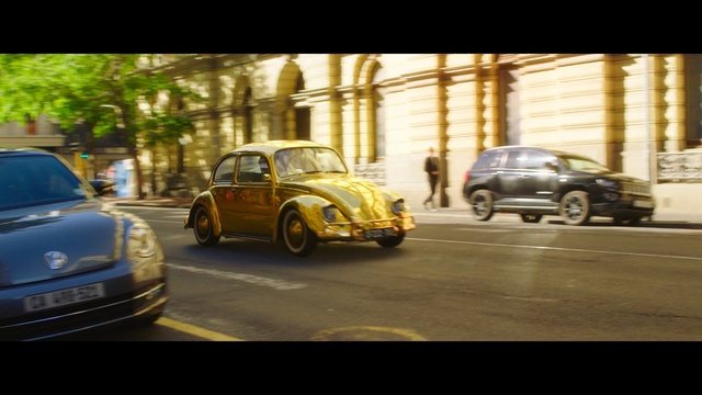 Video Reference N0: car, motor vehicle, vehicle, vintage car, mode of transport, automotive design, volkswagen beetle, snapshot, classic, road, Person