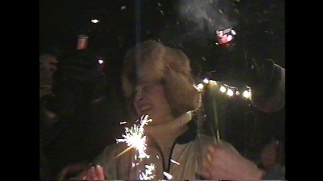 Video Reference N12: Sparkler, Darkness, Party supply, Event, Holiday, Midnight, Fireworks