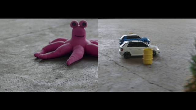 Video Reference N11: Toy, Pink, Automotive design, Figurine, Snapshot, Vehicle, Purple, Mode of transport, Action figure, Photography