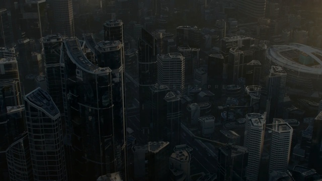 Video Reference N3: metropolis, skyscraper, darkness, city, computer wallpaper, cityscape, building, screenshot, midnight, space