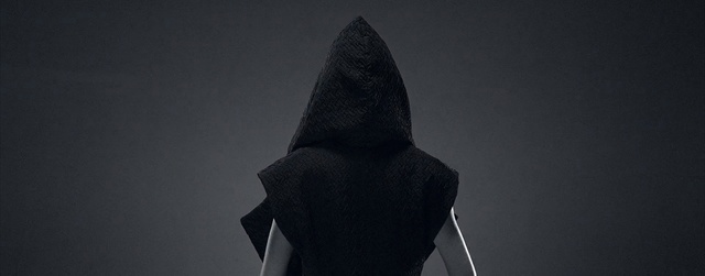 Video Reference N1: Black, White, Hood, Outerwear, Black-and-white, Monochrome, Hoodie, Darkness, Photography, Neck