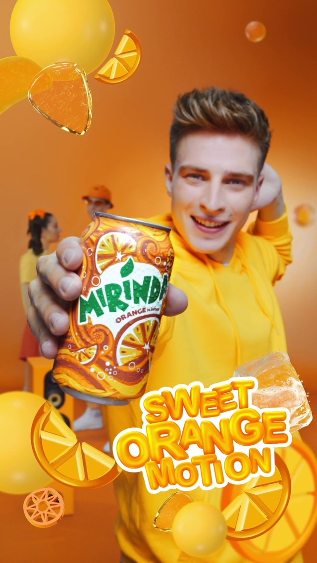 Video Reference N8: Junk food, Orange soft drink, Poster, Food, Drink, Orange drink, Vegetarian food, Sweetness, Orange juice, Happy