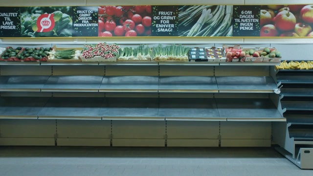Video Reference N0: supermarket, grocery store, product, retail, product, whole food, display case, produce, frozen food