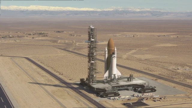 Video Reference N5: rocket, spacecraft, missile, fixed link, space shuttle, aerial photography