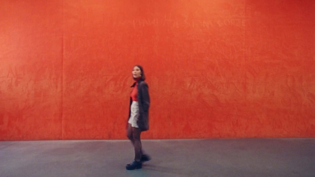 Video Reference N2: red, photograph, light, standing, wall, performance art, performance, fun, sky, choreography