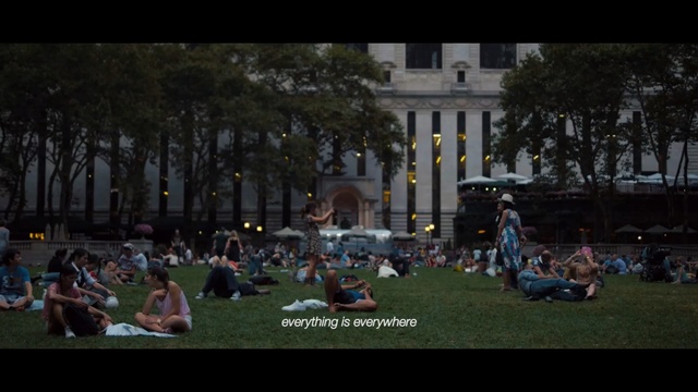 Video Reference N1: people, crowd, recreation, night, grass, fun, screenshot, sky, tree, city