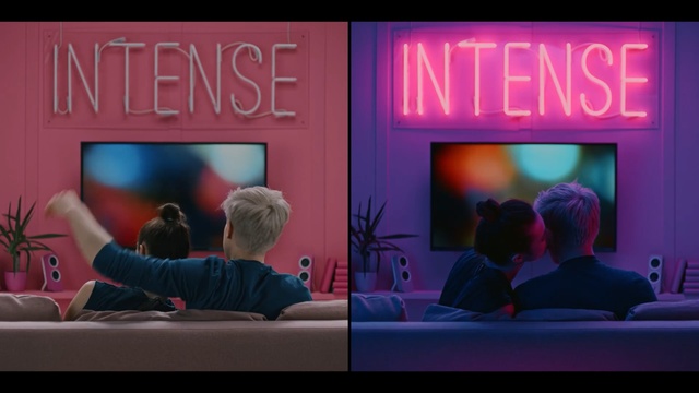 Video Reference N3: Room, Media, Magenta, Display device, Photography, Fun, Technology, Electronic device