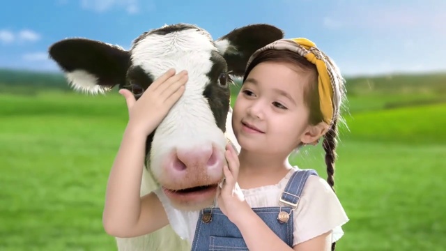 Video Reference N1: Photograph, Nose, Happy, Ear, Snapshot, Fun, Bovine, Snout, Smile, Child