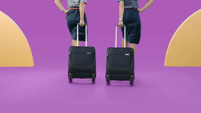 Video Reference N17: Purple, Pink, Violet, Product, Chair, Leg, Furniture, Baggage, Magenta, Hand luggage