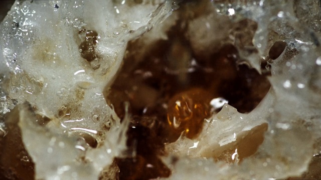 Video Reference N0: Quartz, Mineral, Crystal, Water, Rock, Macro photography