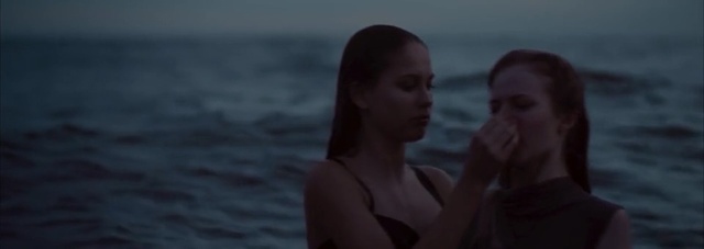 Video Reference N2: sea, water, sky, girl, human, screenshot, ocean, darkness, fun, scene, Person